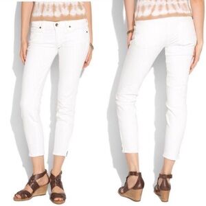 Lucky Brand White Charlie Pencil Capri Jeans Size 8/29